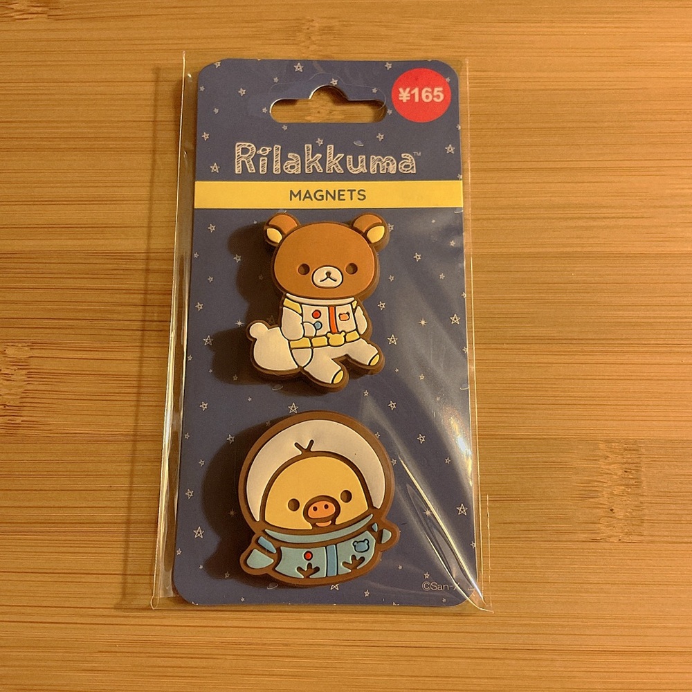 NEW San-X Rilakkuma Outer Space Astronaut Magnets